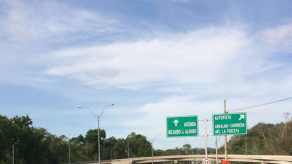 Habilitan intercambiadores vehiculares cerca del Puente Centenario