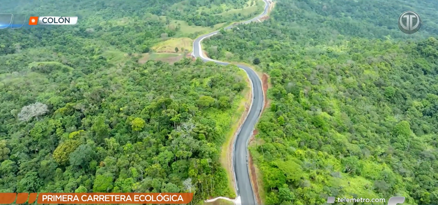 &nbsp;Carretera ecológica de Panamá en Colón.