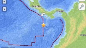 Sismo de 4.6 grados al sur de Punta Burica en Chiriquí
