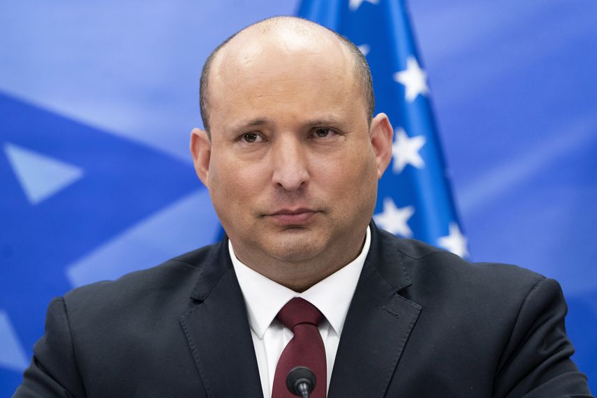El primer ministro Naftali Bennett﻿.