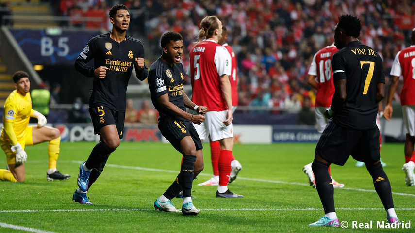 Champions League: Real Madrid derrota al Braga en Portugal&nbsp;