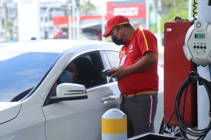 Actualmente, algunas estaciones de Terpel, ofrecen al publico el precio de la gasolina y el diésel subsidiado