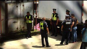 Hombre muere aplastado por un camión en Santa Ana