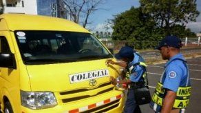 Más de 600 buses colegiales han sido inspeccionados por la ATTT Más de 600 buses colegiales han sido inspeccionados por la ATTT