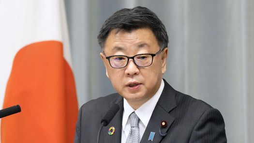 Hirokazu Matsuno,&nbsp; secretario jefe del gabinete de Japón.