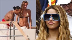 ¿Y Shakira? Lewis Hamilton pasea en yate con actriz mexicana