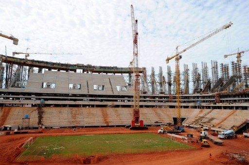 Brasil: 40% de obras para Mundial aún no comenzaron