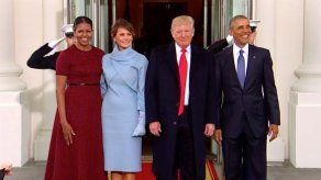 Obama recibe a Trump en la Casa Blanca antes de la investidura