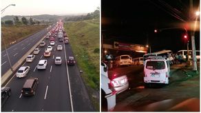 Cierres en diferentes sectores de la provincia de Panamá Oeste, Panamá y Colón.