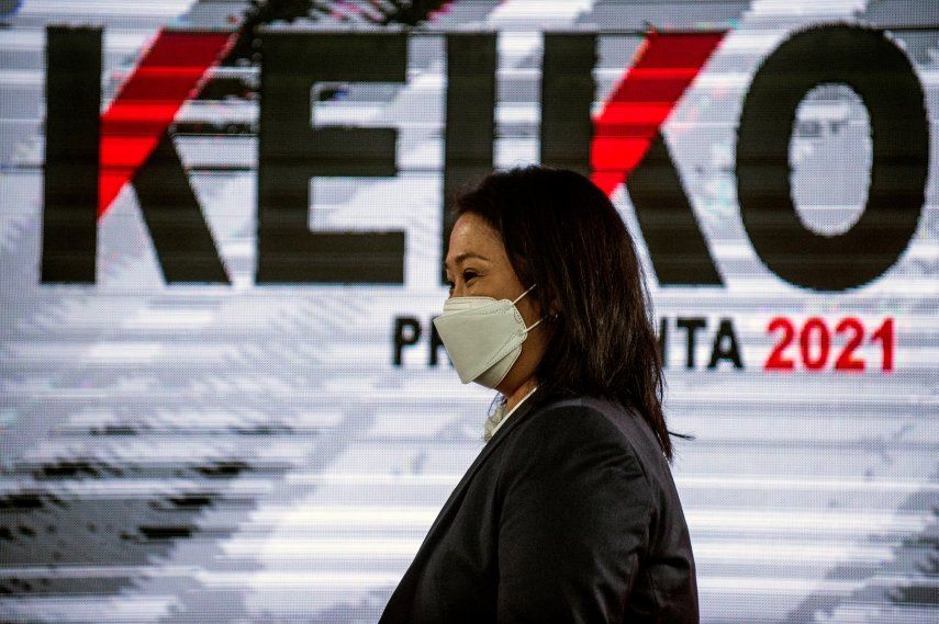 La candidata derechista peruana Keiko Fujimori﻿.