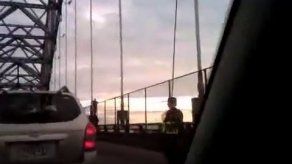 Suicidio provoca caos en Puente de Las Américas