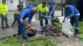 Alcaldía retira toneladas de basura en Pueblo Nuevo