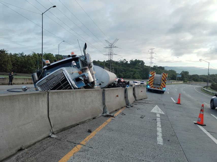 Accidente de tránsito en el Corredor Norte deja a una persona sin vida.