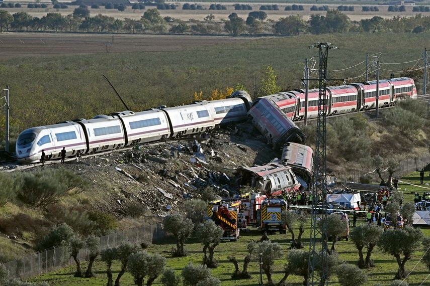 Accidente ferroviario en España.&nbsp;
