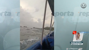 Embarcación con pasajeros se vuelca en Ngäbe Buglé por fuertes oleajes.