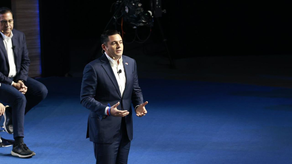 José Gabriel Carrizo durante el segundo debate presidencial&nbsp;