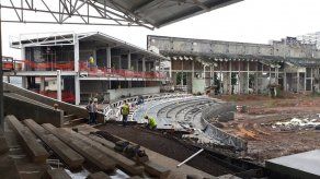 Remodelación del Estadio Juan Demóstenes Arosemena con 48 por ciento de avance