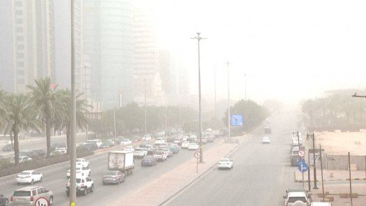 Una tormenta de arena envuelve varios países de Oriente Medio