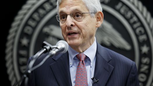 El secretario de Justicia, Merrick Garland.