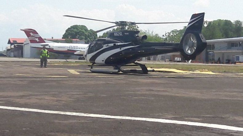 Llega a Panamá helicóptero confiscado a la familia Martinelli