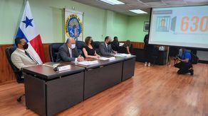 Los Fiscales Superiores del Ministerio Público: Sonia Almengor,Marcelino Aguilar, Uris Vargas y Aurelio Vásquez.