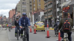 Bogotá vive una jornada sin embotellamientos en día sin autos ni motocicletas
