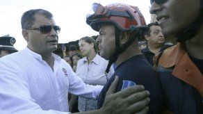 Correa propone secretaría de riesgos regional ante tragedias como el sismo