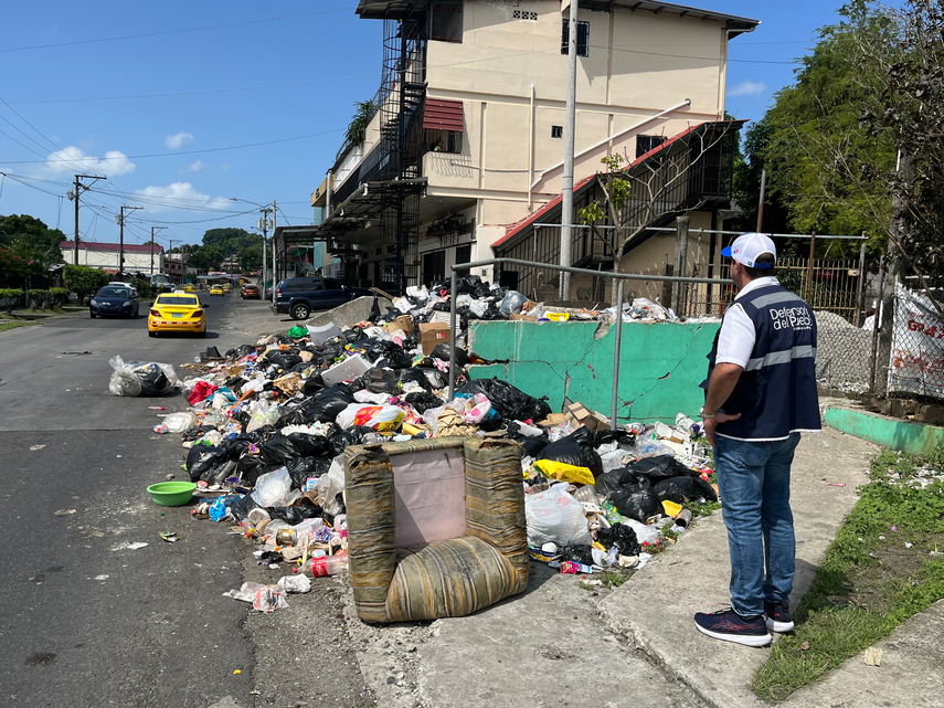 Defensoría del Pueblo pide soluciones al problema de la basura en San Miguelito.