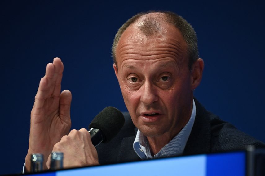 El derechista Friedrich Merz.