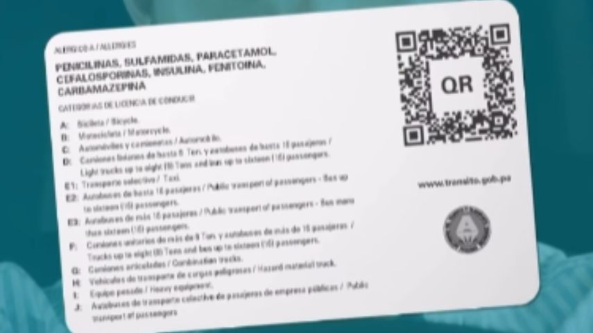 licencia de conducir con código QR  licencia de conducir con código QR