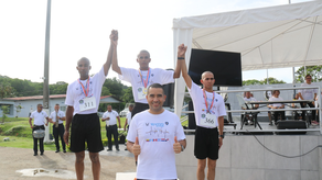 Policía Nacional de Panamá destaca en la carrera Yo Vivo Sin Drogas.