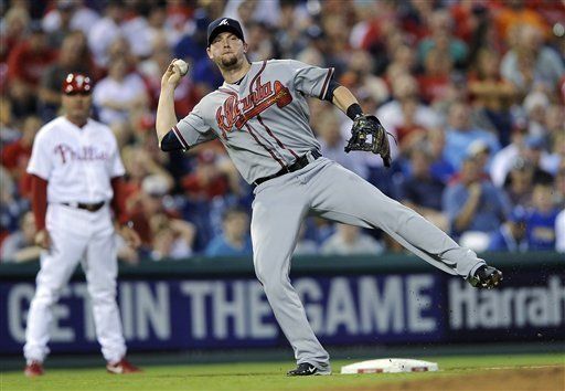 Bravos amplía racha ganadora y vence 6-4 a Filis