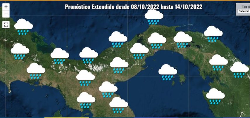 Estado del clima para el domingo 9 de octubre
