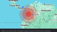 sismo de magnitud aproximada de 6.4 sacude colombia y se siente en el centro de panama