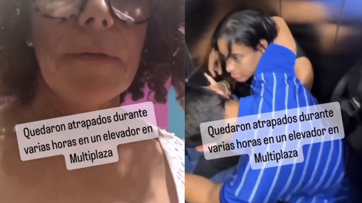 9 personas se encontraban en el elevador.