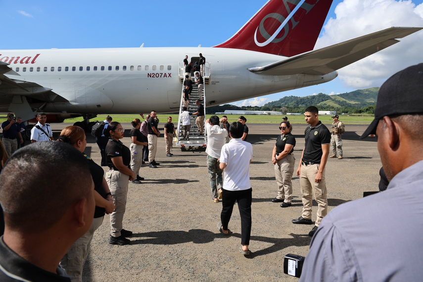Panamá y Estados Unidos coordinan nuevo vuelo de deportación