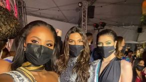 Brenda Smith comparte su experiencia con compañeras latinas del Miss Universo