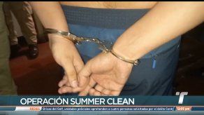 Aprehenden a 10 personas en Operación Summer Clean