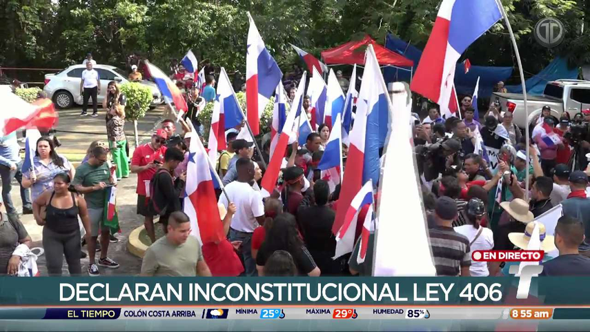 Reacciones de políticos ante la&nbsp; declaración inconstitucional sobre el contrato con Minera Panamá