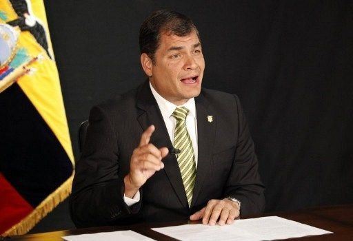 Correa da por superado conflicto Ecuador-Gran Bretaña