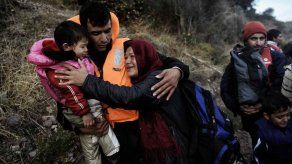 Migrantes en Grecia