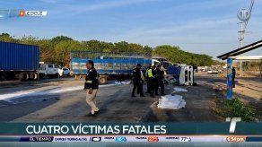 Fallecen cuatro personas en accidente de tránsito en Coclé