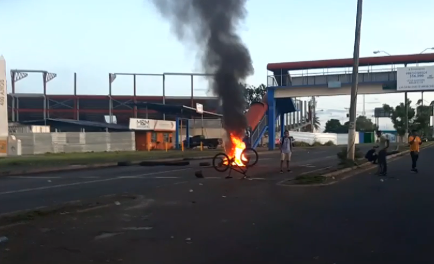 Cierre en la provincia de Veraguas.