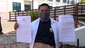 Un hombre viajó desde el interior del país para denunciar que fue despojado de su herencia