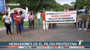 Moradores de El Pilón se fueron a las calles exigiendo mejoras a las vías