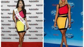 Famosas se visten con trajes idénticos ¿Quién lució mejor?