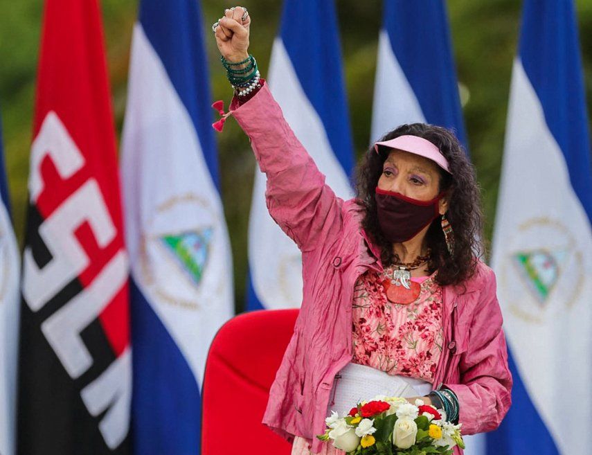 La vicepresidenta de Nicaragua