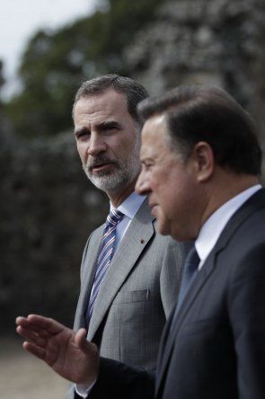 Rey Felipe VI visita Panamá Viejo