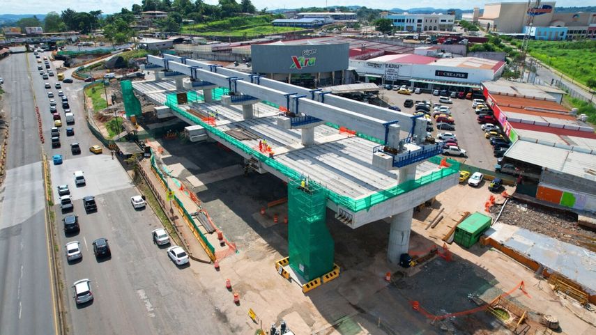 Estación de bombeo de Cáceres será suspendida por instalación de vigas de rodaje de la Línea 3 del Metro de Panamá.&nbsp;