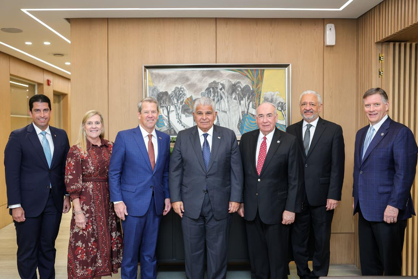 Presidente Mulino y gobernador de Georgia fortalecen cooperación logística&nbsp;